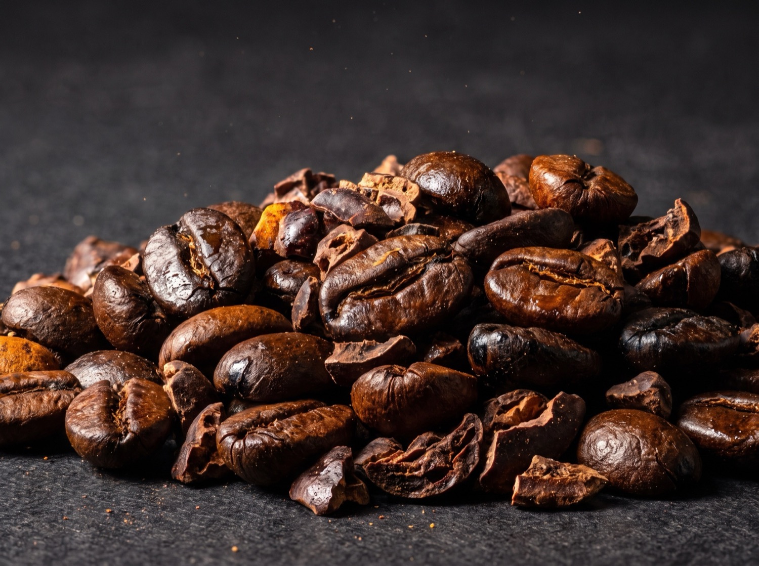 Coffee and cocoa macro