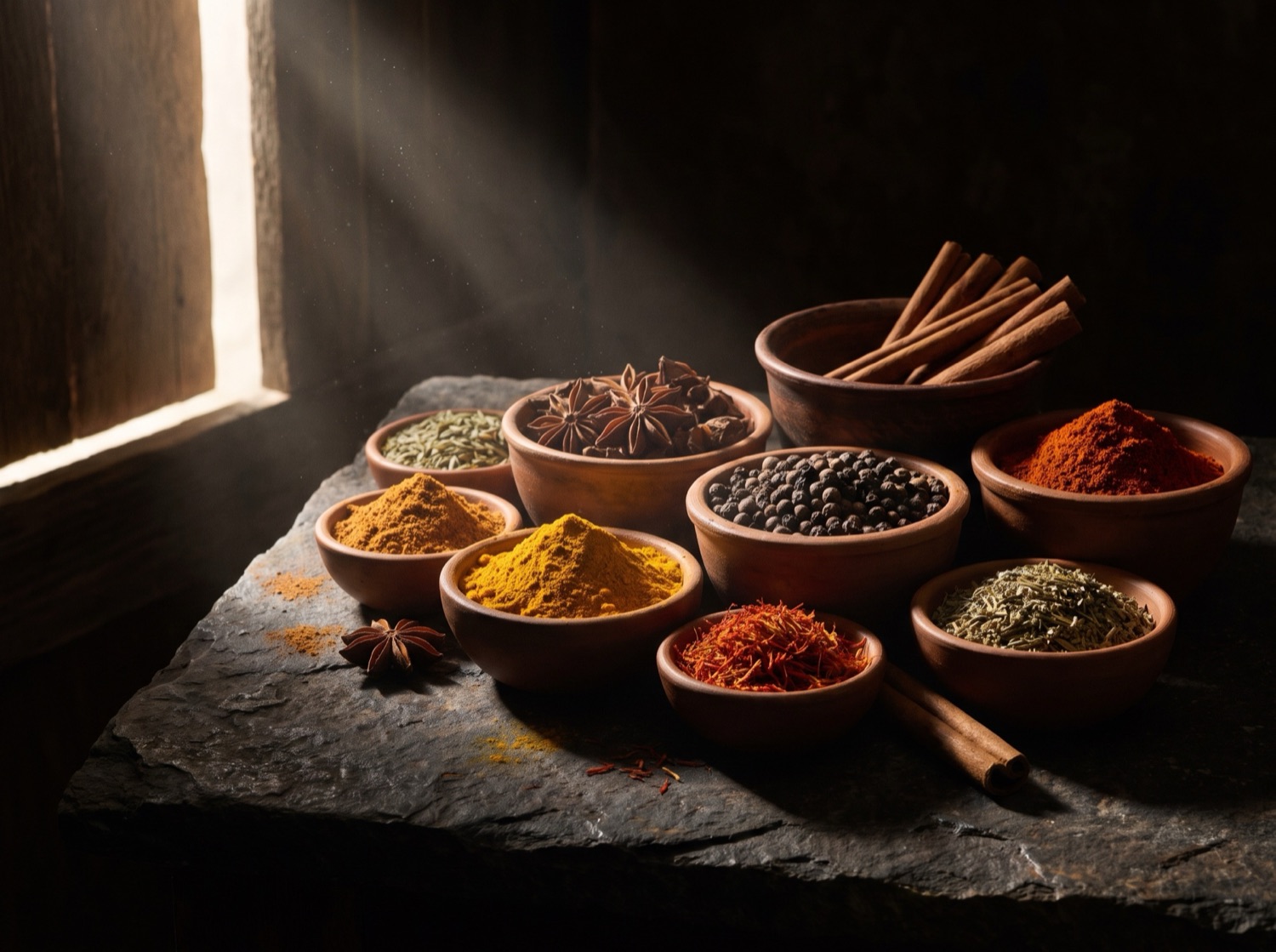Spices still life